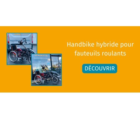 Handbike Hybride pour fauteuils roulants 